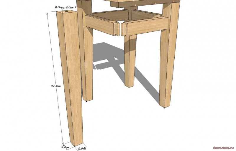 Ножка табурета